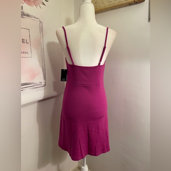 Wild Fable Mini Knit Skater Dress in Plum Purple - Picture 6 of 11